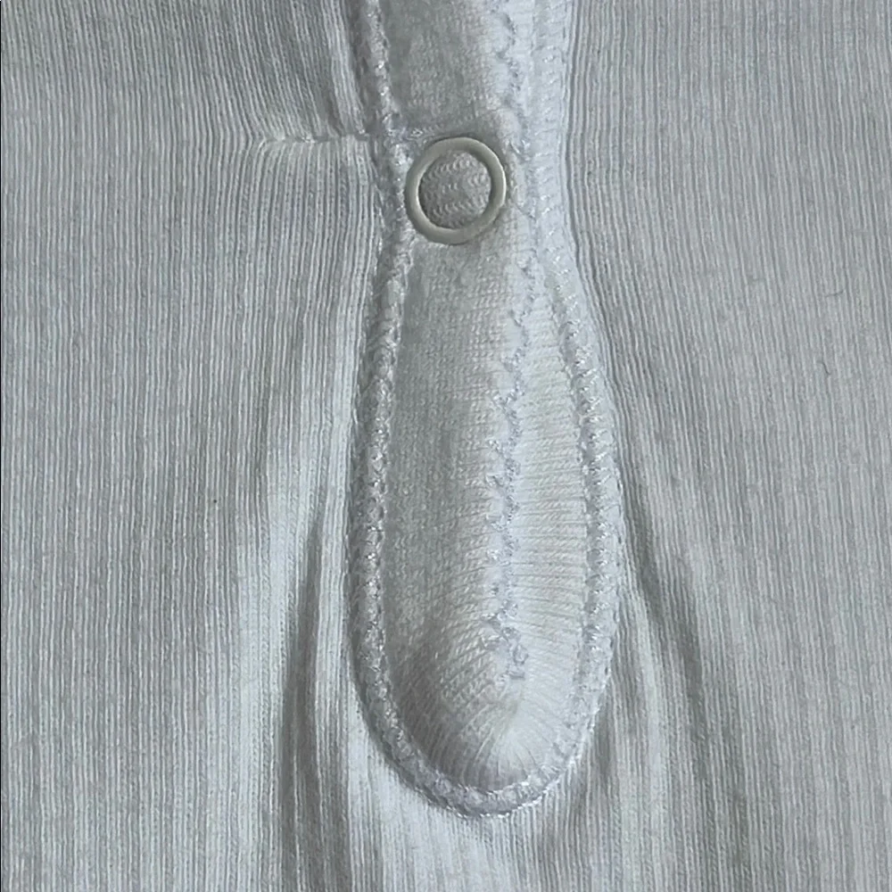 Pottery Barn Kids White Bodysuit with Peter Pan Collar
